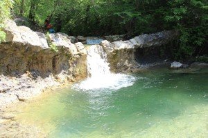 Водопады на реке Жане, Геленджик